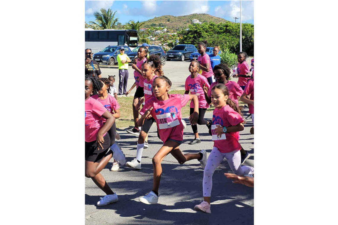 132 young women take part in Saint-Martinoise Girls 2K event
